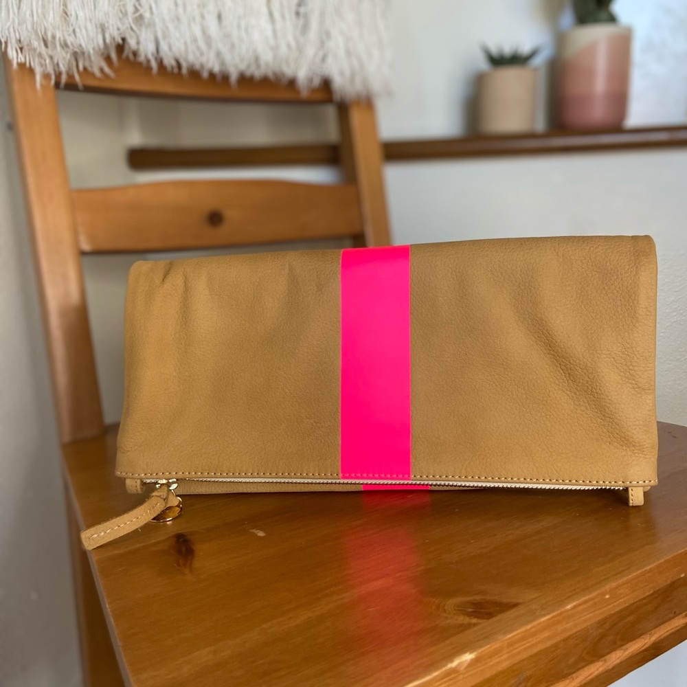 Clare V fold over clutch